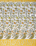 Traditional Floral and Peacock Motif Art Silk Saree with Elegant Woven Border and Intricate Nature Inspired Design - Off White-Head