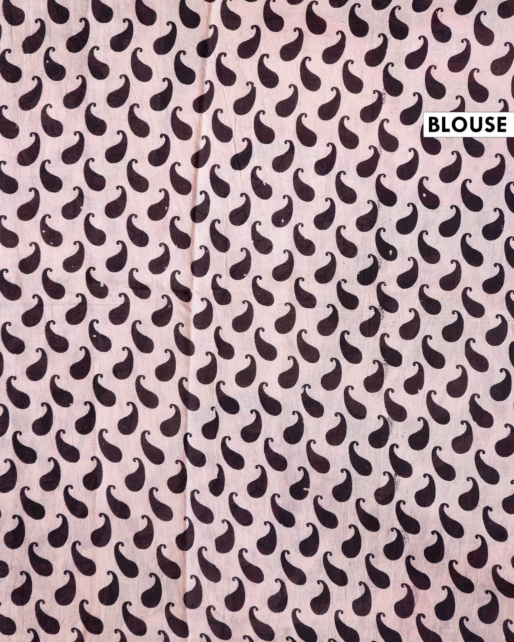 Traditional Hand-Painted Kalamkari Cotton Saree with Peacock and Floral Motifs - Green