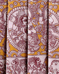 Traditional_Hand-Painted_Kalamkari_Cotton_Saree_with_Traditional_Mythological_Motifs_Close