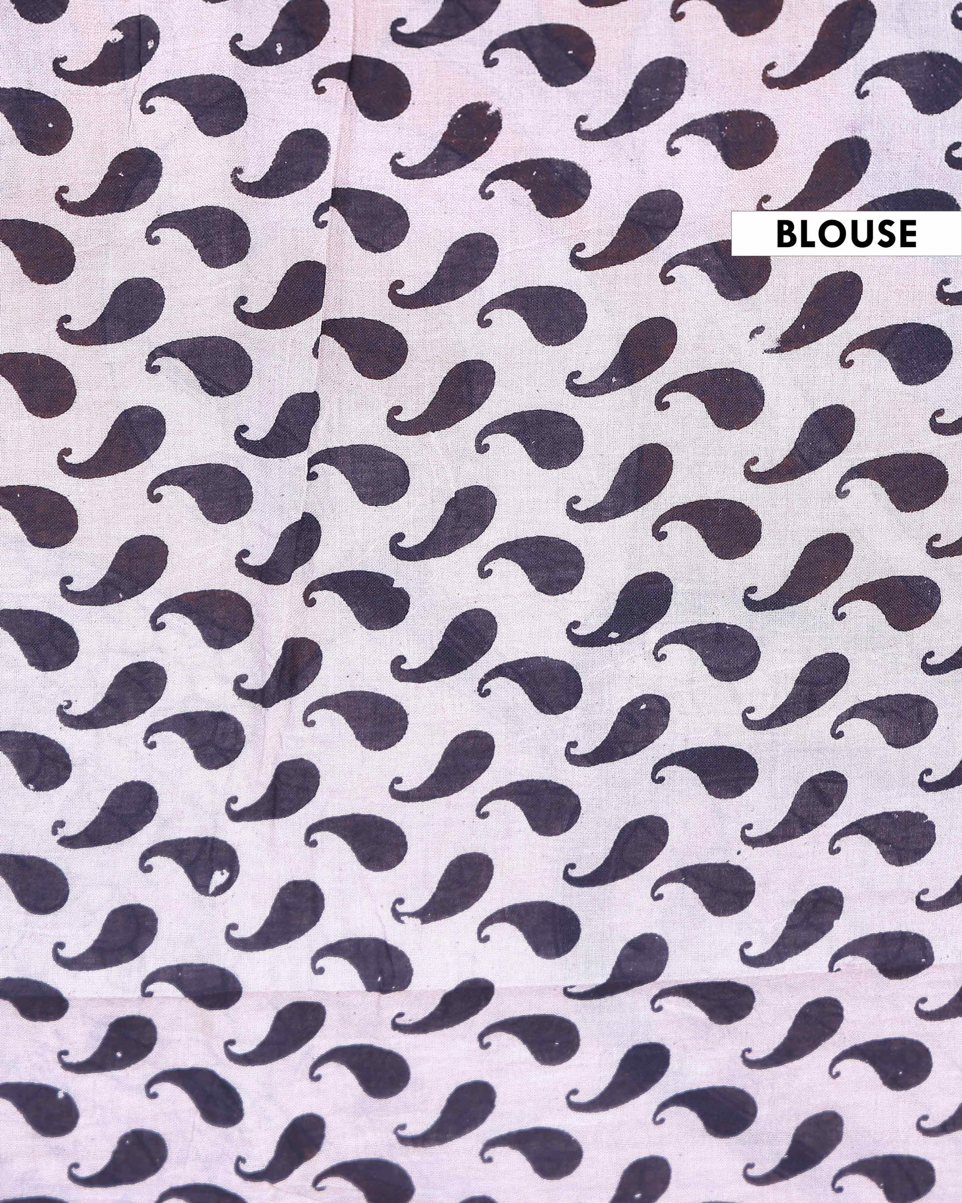 Traditional Handcrafted Kalamkari Cotton Saree with Traditional Cow Motifs and Floral Border - Yellow