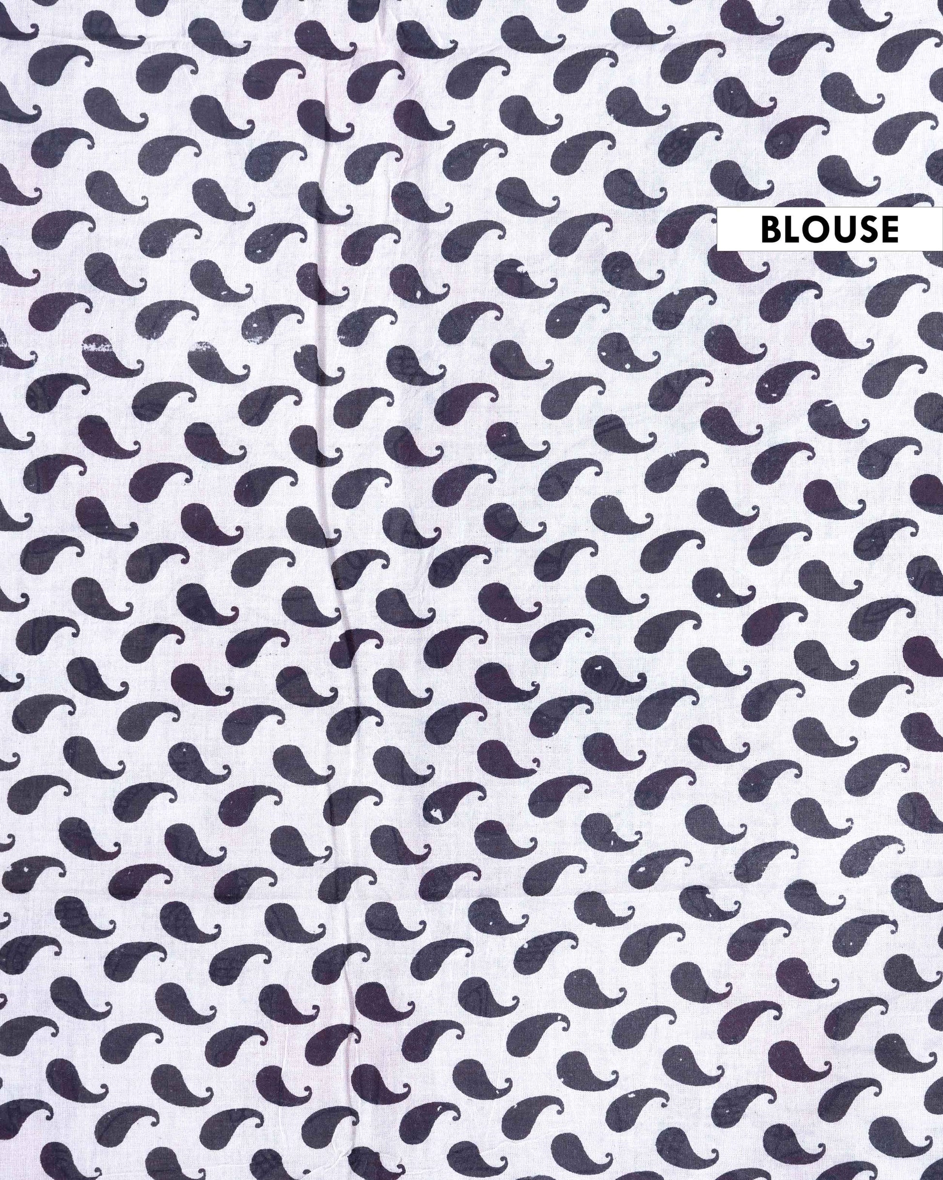 Traditional Handloom Kalamkari Cotton Saree with Cow Design and Detailed Floral Border - Pink