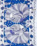 Traditional Handloom Kalamkari Cotton Saree with Peacock and Floral Motifs - Off White