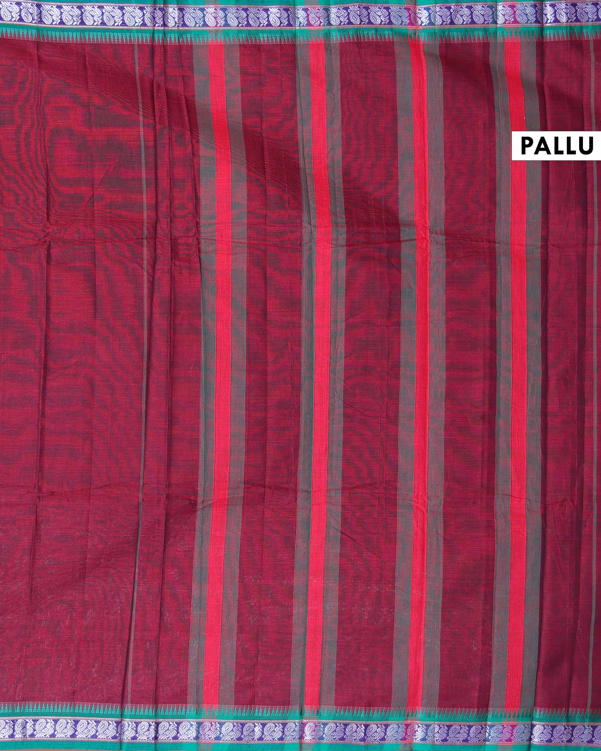 Traditional_Handloom_Narayanpet_Cotton_Saree_with_Traditional_Temple_Border_and_Intricate_Weave_-_Maroon-main