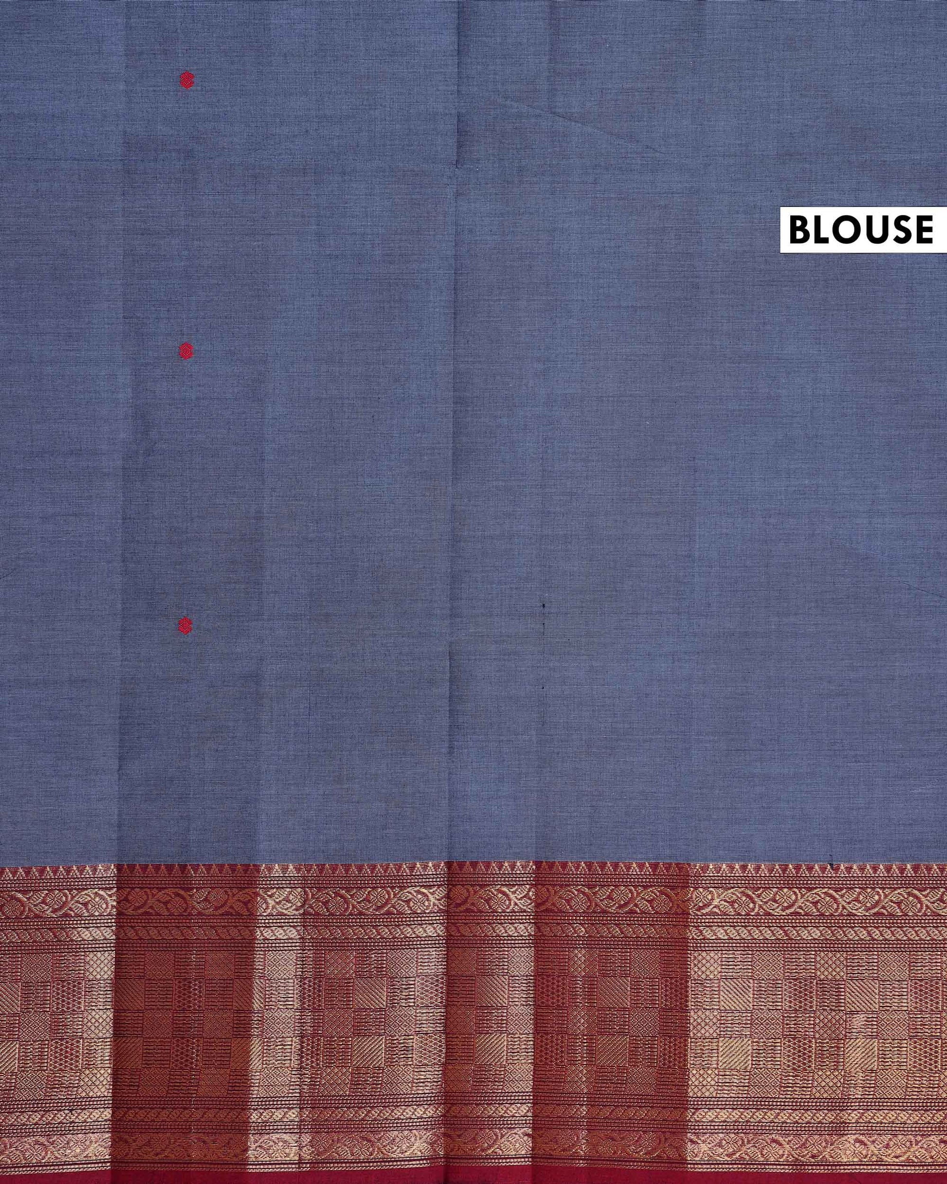 Traditional_Handwoven_Chettinad_Cotton_Saree_with_All_Over_Checks_Ornate_Zari_Border_Detailing_-_Blue