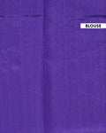 Traditional Handwoven Pochampally Ikkat Saree with Intricate Motifs - Purple