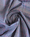 Traditional Ikkat Handloom Cotton Saree with Woven Pattern and Contrast Border - Dark Grey-Close