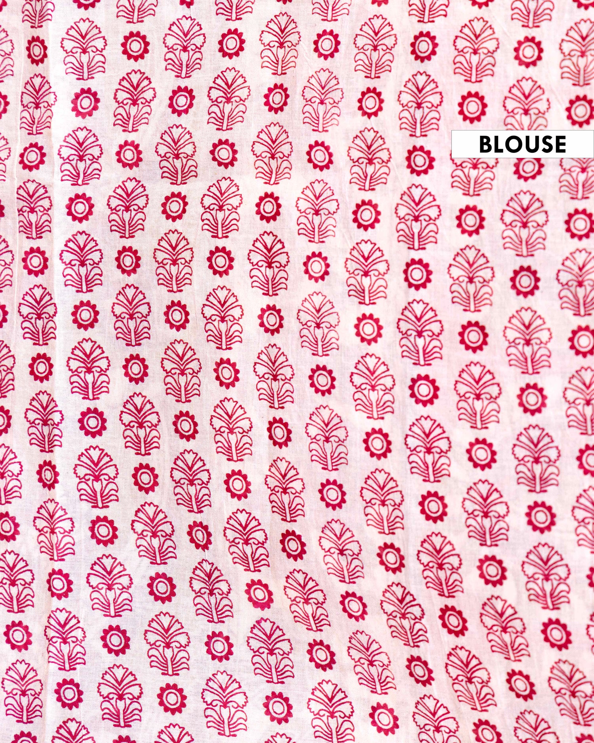 Traditional Kalamkari Cotton Saree with Floral and Avian Motifs - Cream