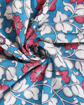 Traditional_Kalamkari_Cotton_Saree_with_Intricate_Floral_Leafy_Motifs_-Close
