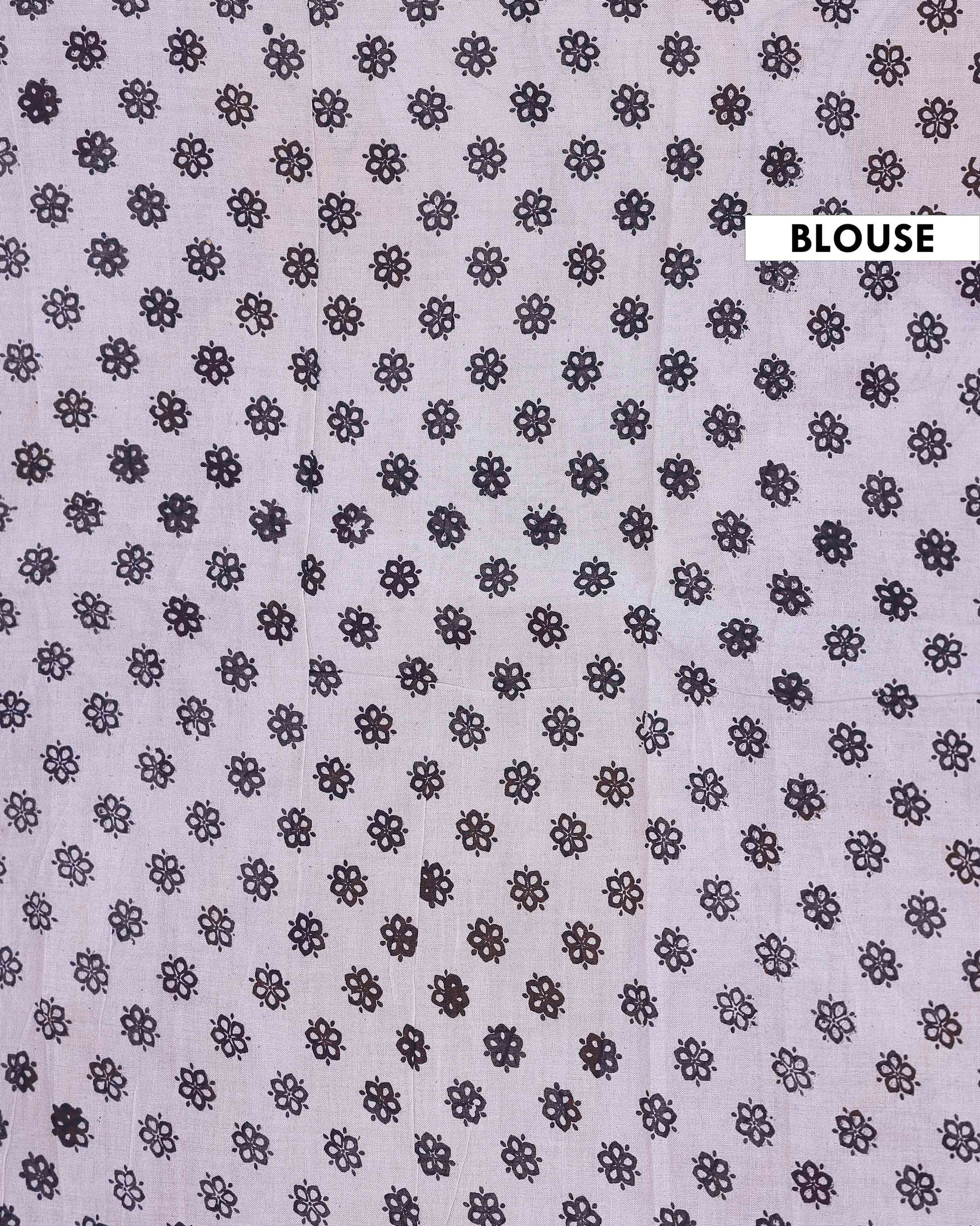 Traditional Kalamkari Cotton Saree with Peacock and Floral Motifs - Orange