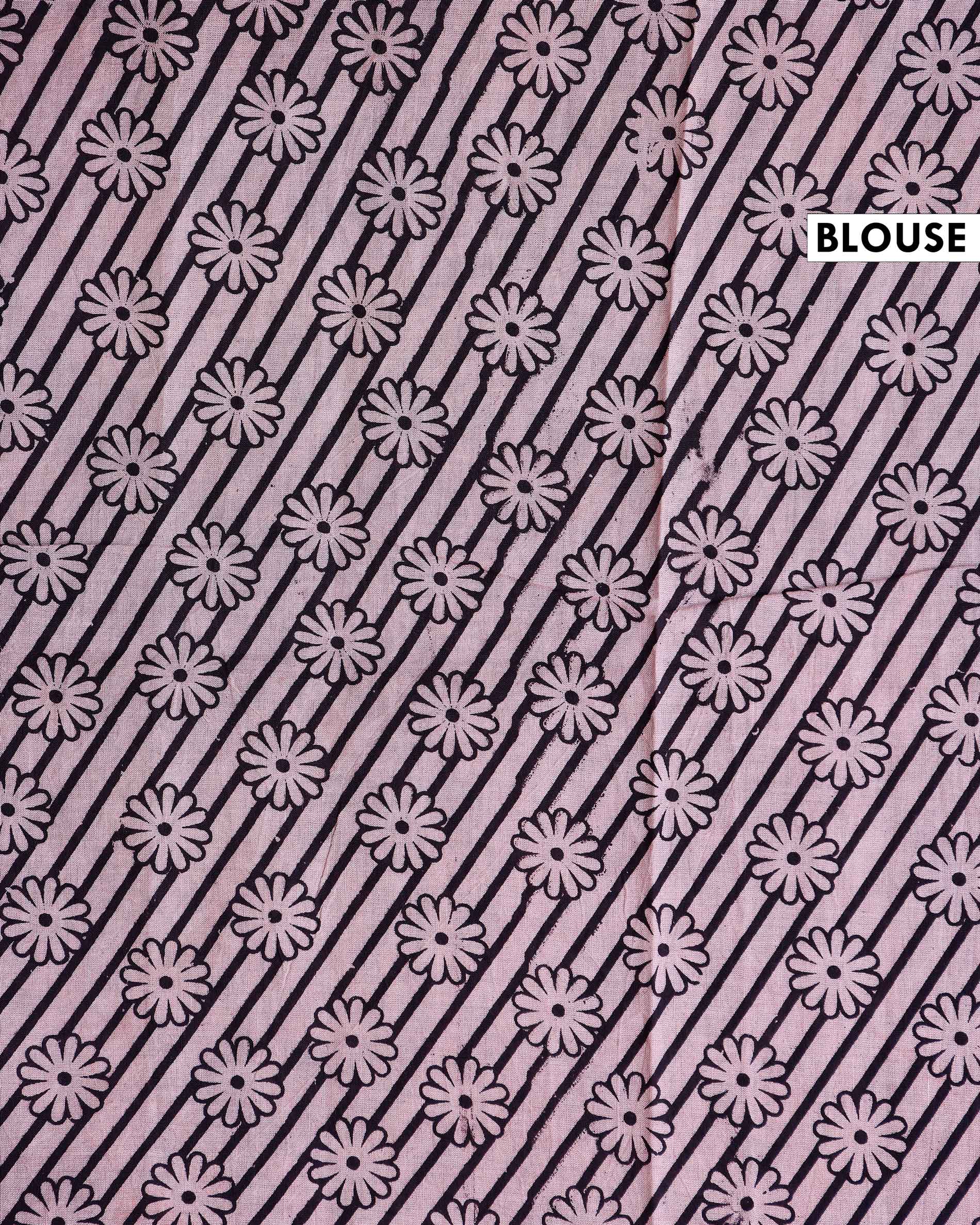 Traditional Kalamkari Cotton Saree with Timeless Lotus Artwork and Border Detailing - Dark Brown