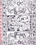 Traditional Kalamkari Cotton Saree with Traditional Elephant & Floral Motifs - Pallu