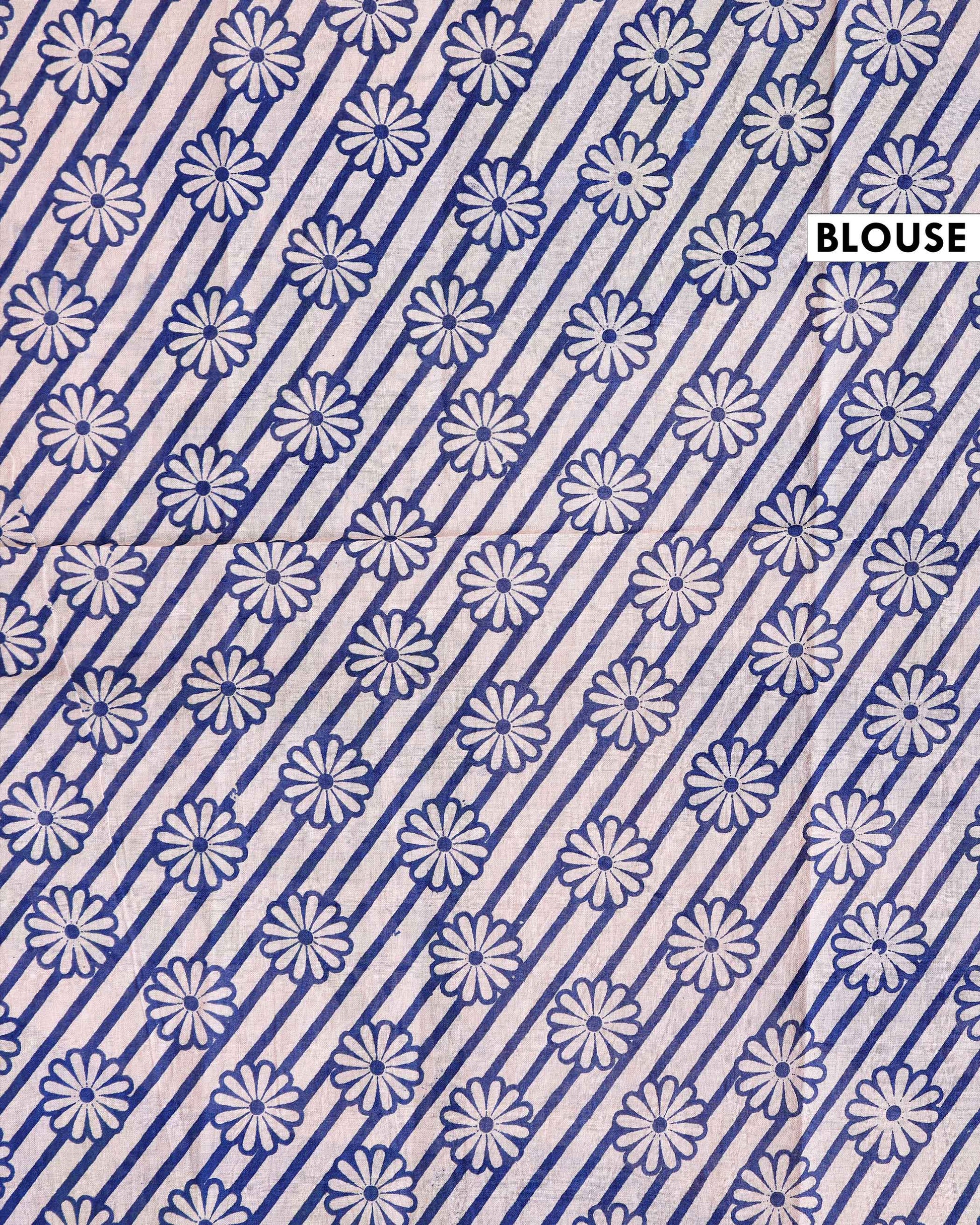 Traditional Kalamkari Cotton Saree with Vintage Inspired Flower and Leaf Design - Green