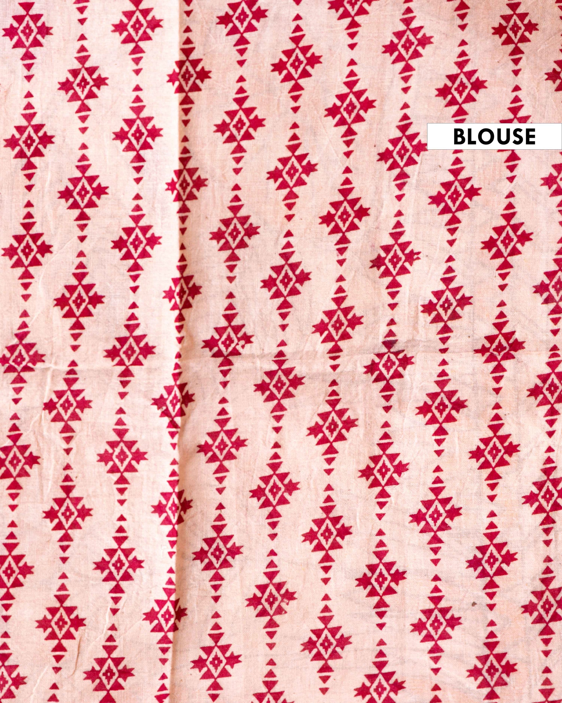 Traditional Kalamkari Hand-Painted Cotton Saree with Detailed Paisley and Floral Patterns- Orange