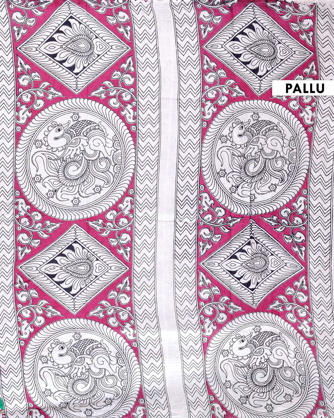 Traditional_Kalamkari_Hand-Painted_Cotton_Saree_with_Nature-Inspired_Motifs_-_Yellow