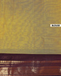 Traditional Kanchi Cotton Saree with Rich Zari Woven Border and Elegant Textured Weave - Olive Green-Blouse
