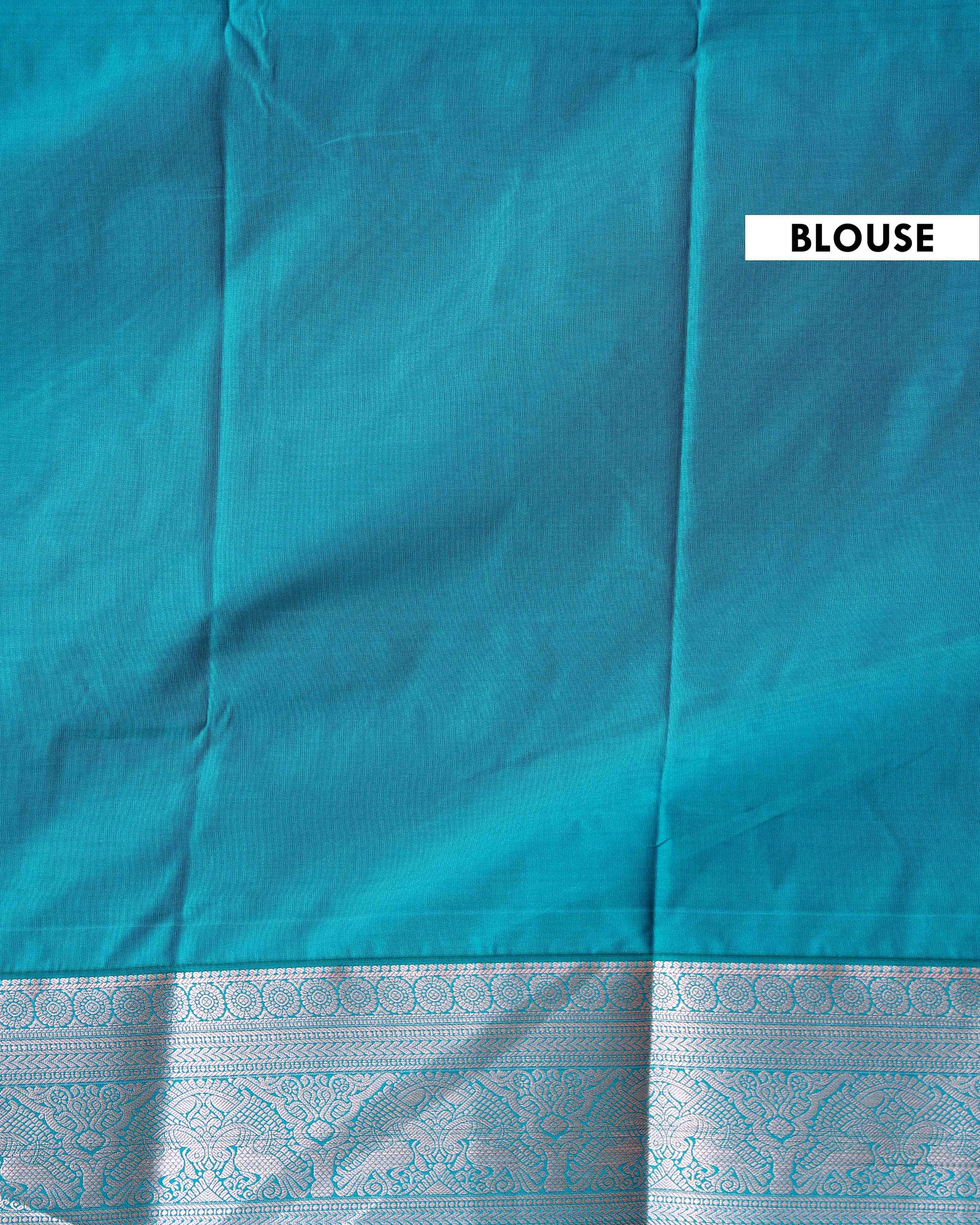 Traditional Niranjana Silk Saree Vertical Zari Motif Lines and Grand Brocade Border - Purple