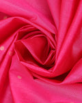 Traditional Paithani Saree with Traditional Peacock and Floral Motifs -Pink-close