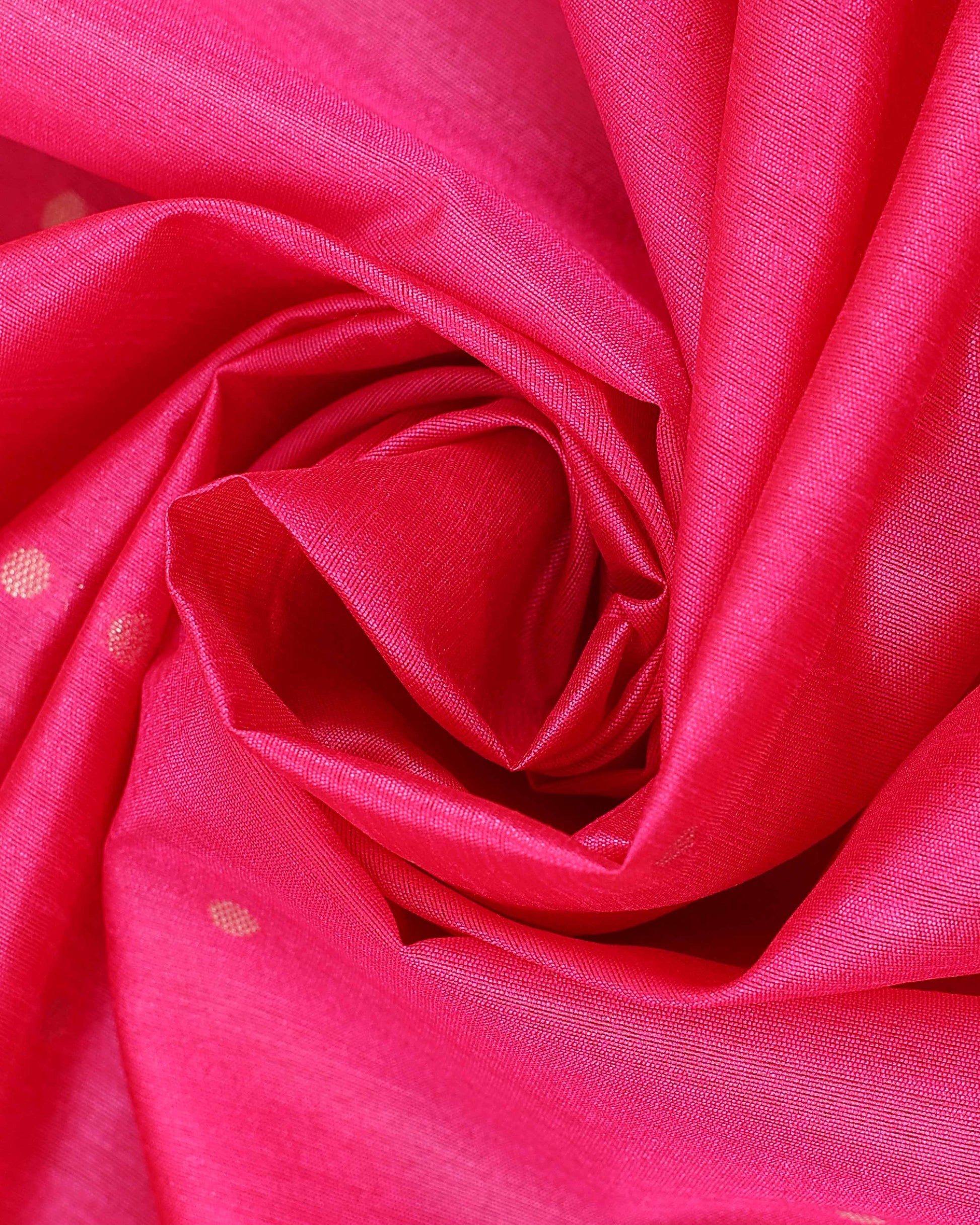 Traditional Paithani Saree with Traditional Peacock and Floral Motifs -Pink-close