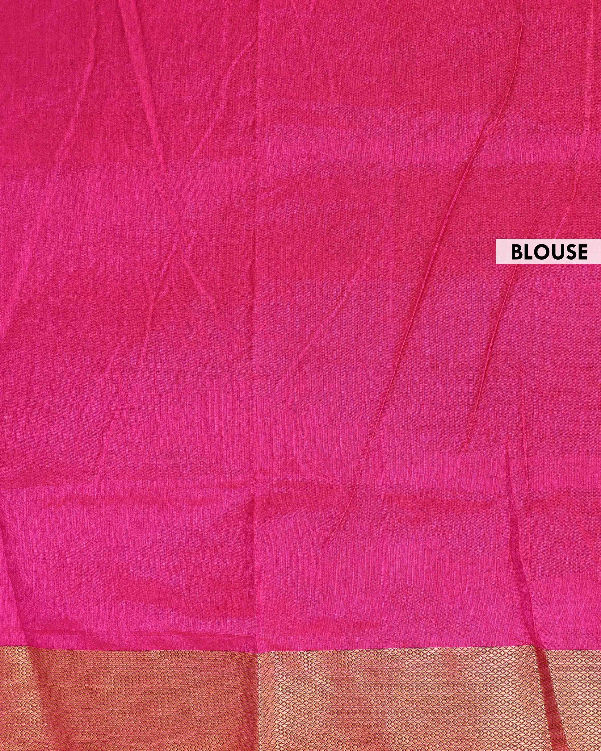 Traditional Patola Semi-Silk Saree with Geometric Ikkat Weave - Purple