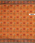 Traditional Patola Semi Silk Saree with Geometric and Floral Motifs - Yellow-head