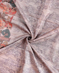 Traditional Semi Tussar Saree with Jaal Inspired Motifs and Zari Woven Border - Close Up