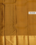 Traditional Silk Saree with Rich Zari Woven Border and Intricate Butta Motifs - Blouse