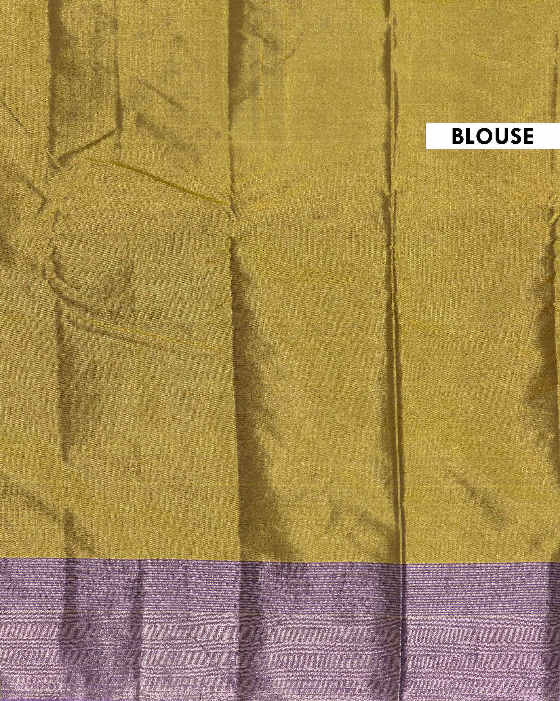 Traditional Soft Silk Saree Adorned with Intricate Motif Patterns and Rich Contrast Border - Olive Green