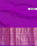 Traditional Soft Silk Saree with Ornate Woven Border and Classic Finish - Purple