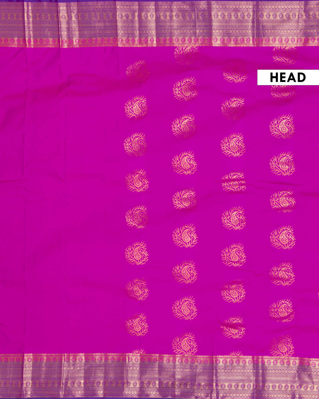 Traditional Soft Silk Saree with Ornate Woven Border and Classic Finish - Purple