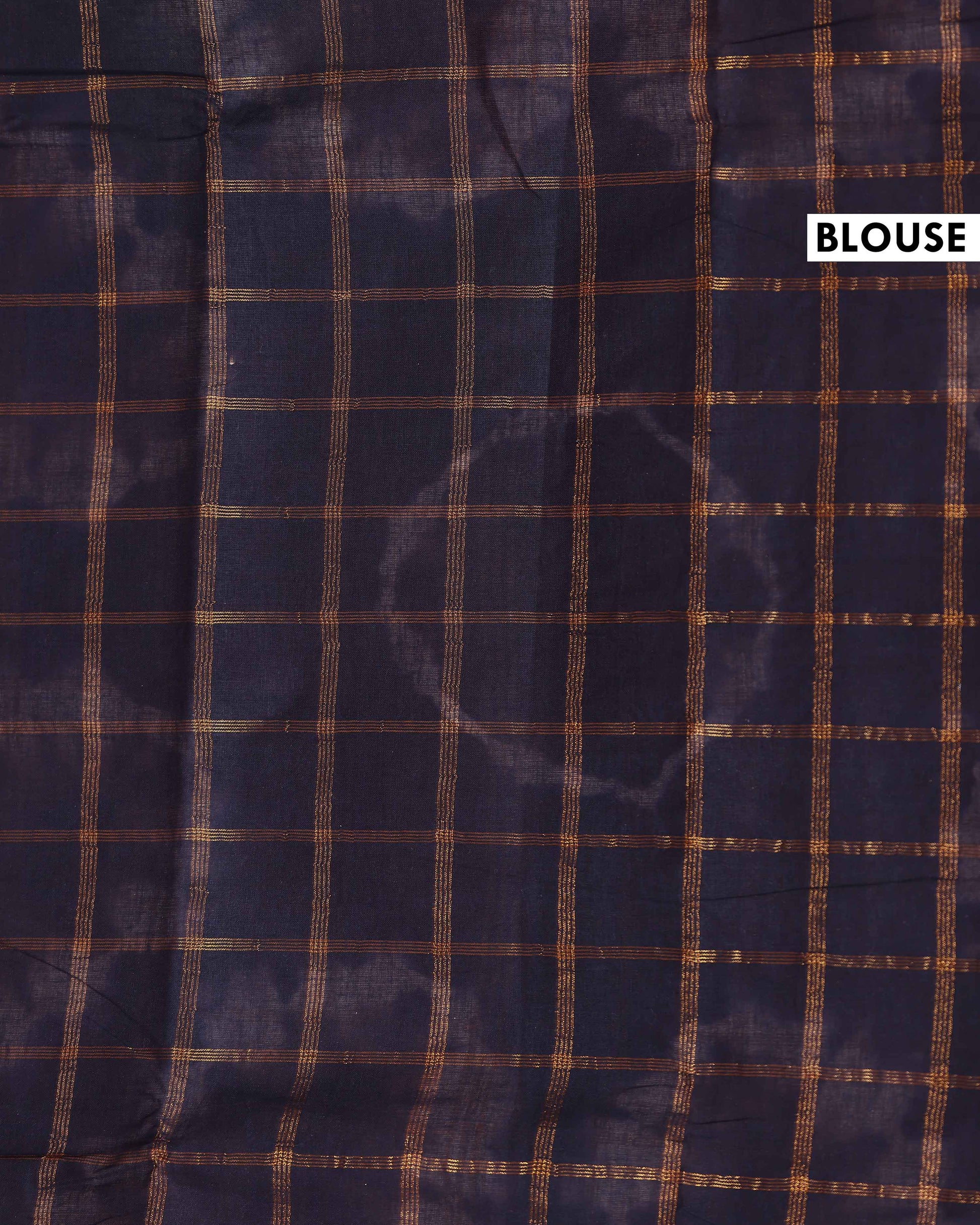 Traditional Sungudi Cotton Saree with Check Pattern and Bandhani Dots  - Onion Pink