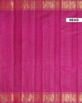 Traditional Sungudi Cotton Saree with Rich Peacock Zari Border and Classic Checked Pattern - Purple