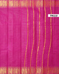 Traditional Sungudi Cotton Saree with Rich Peacock Zari Border and Classic Checked Pattern - Purple