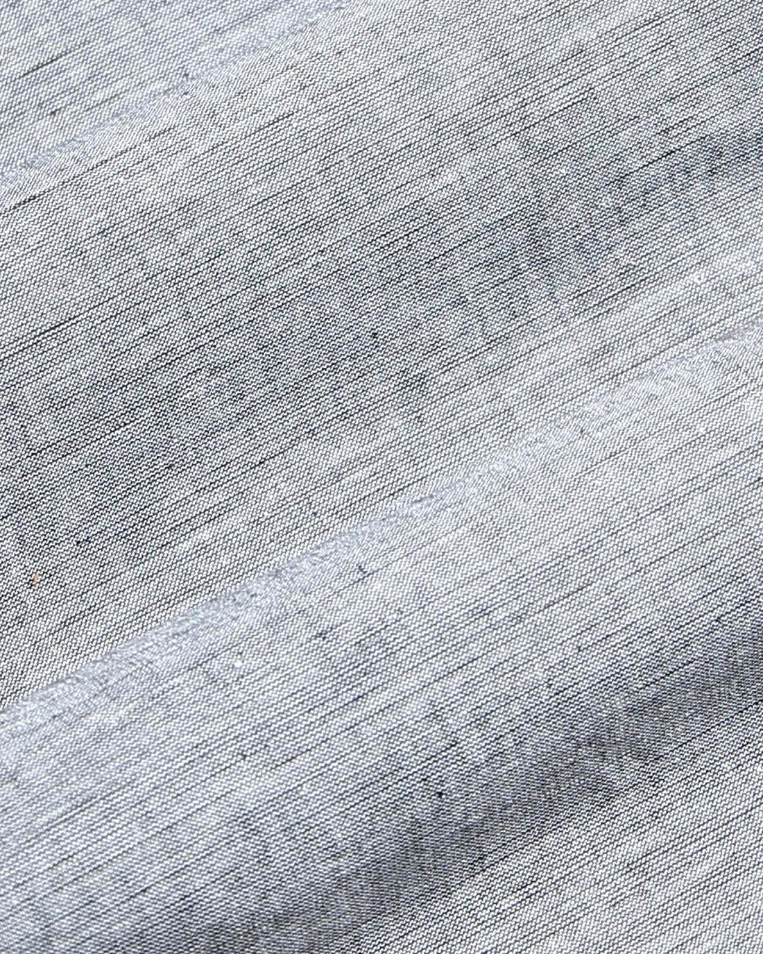 Traditional Women Cotton 1 Meter Blouse Material with Traditional Woven Zari Border - Grey