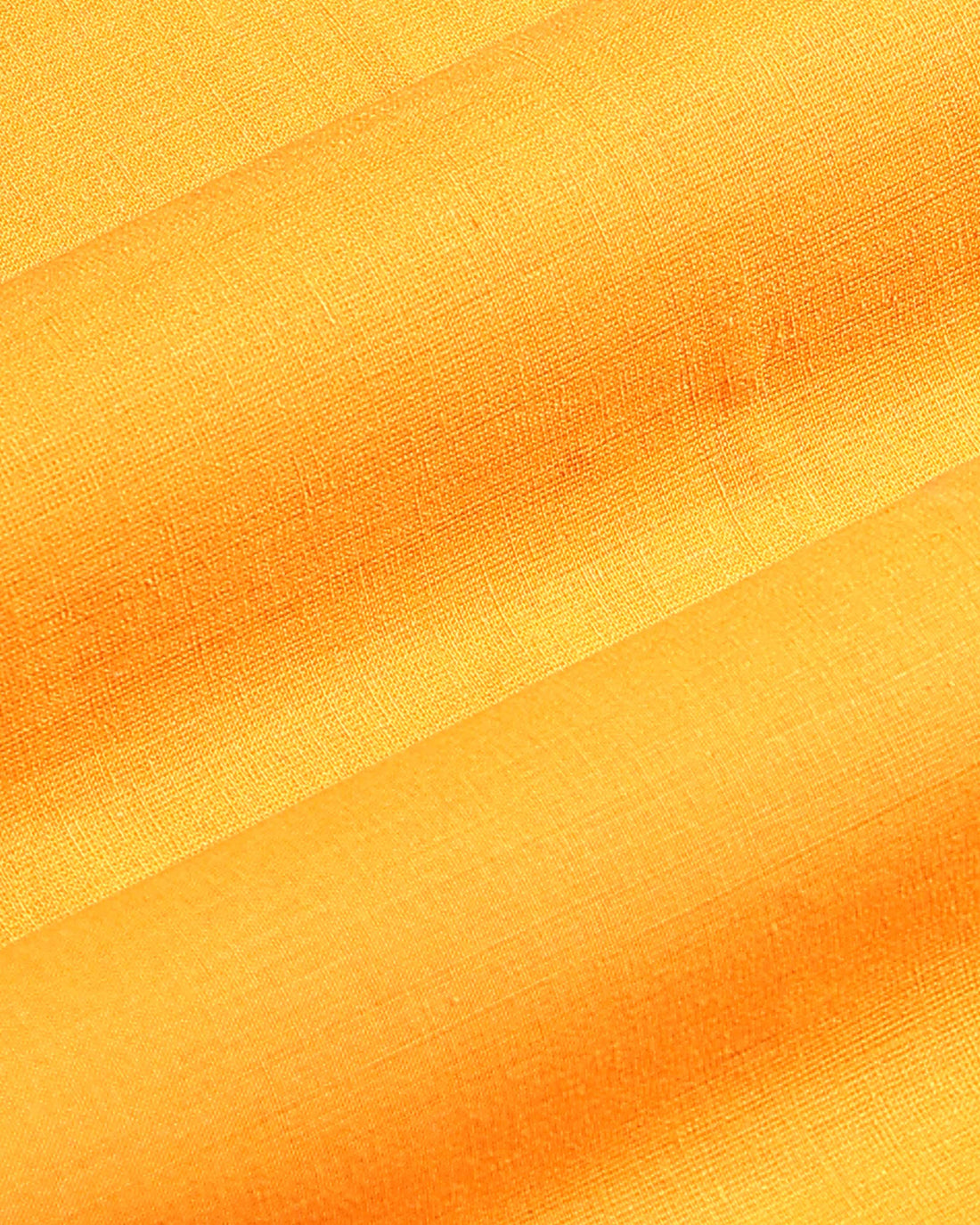 Traditional Women Cotton 1 Meter Blouse Material with Traditional Woven Zari Border - Yellow