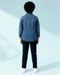 Trendy Boys Denim Jeans Style and Comfortable Fit - Navy Blue