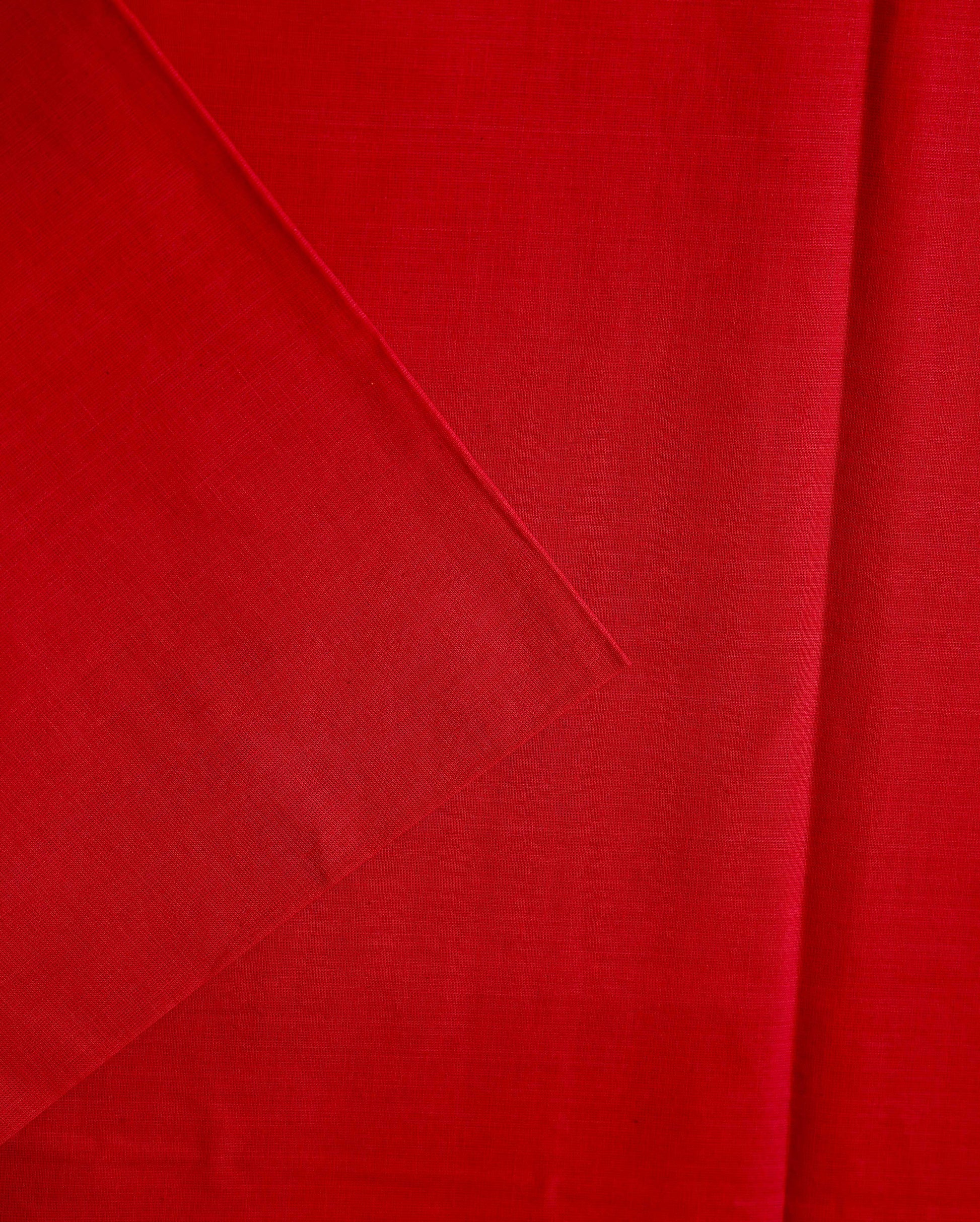 Women's Unstitched Cotton Salwar Suit Material with Traditional Zari Border and Contrast Dupatta - Yellow