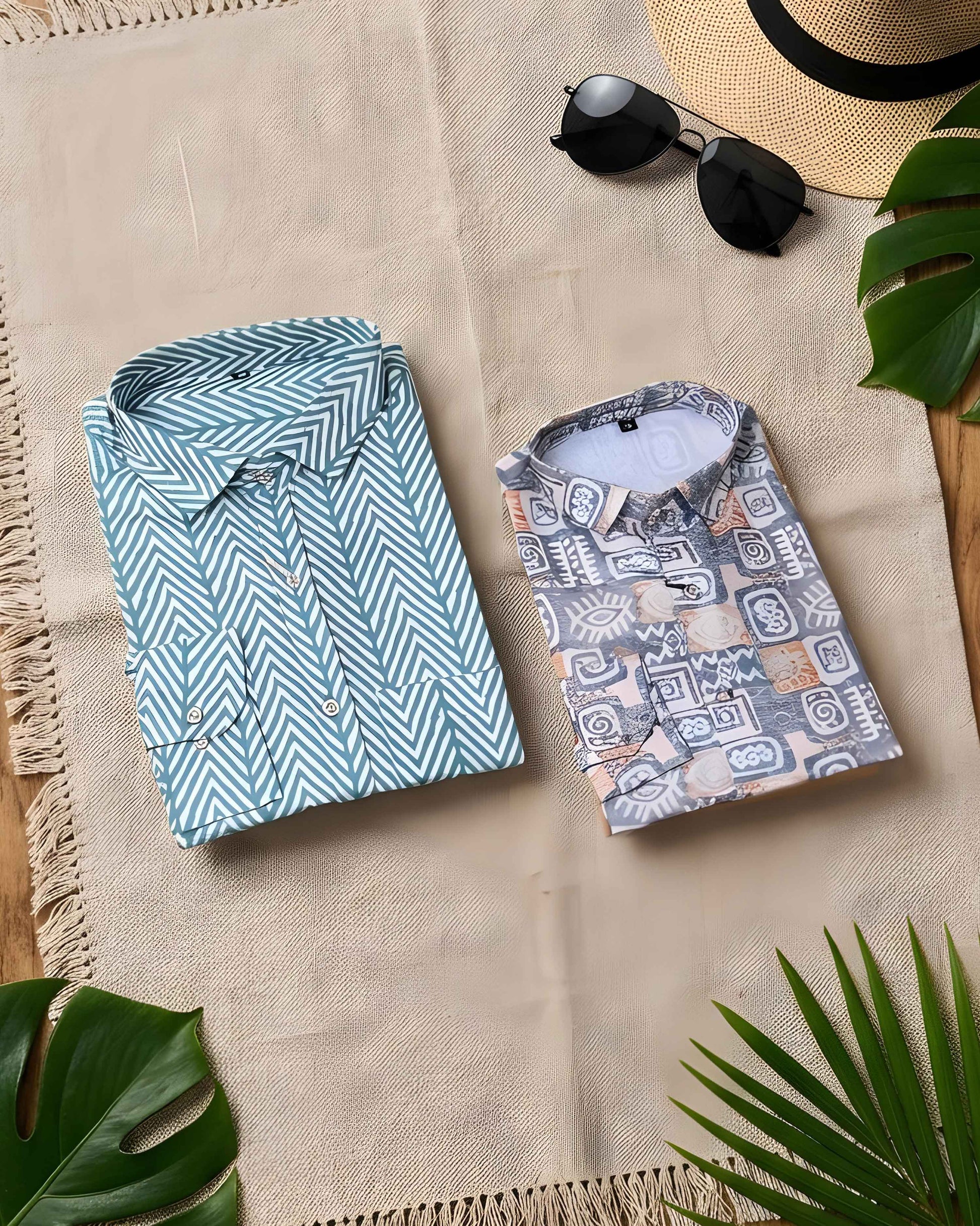 Vibrant Dad & Son Matching Shirt Duo – Casual Wear