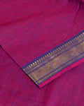 Elegant Women’s Salwar Suit Material Set Top 2.5 Mtr, Pant 2 Mtr & Dupatta 2.25 Mtr with Woven Border, Purple