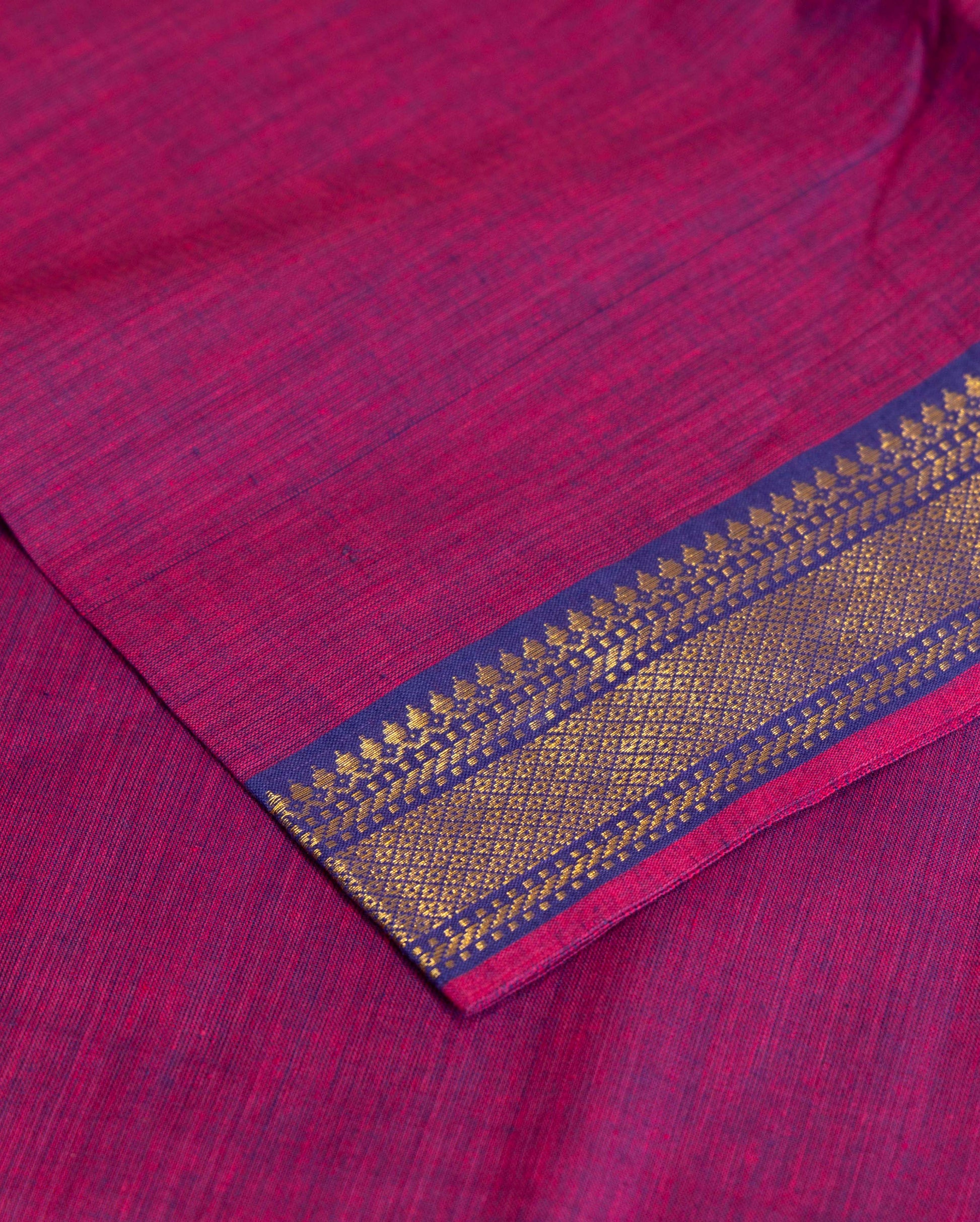 Elegant Women’s Salwar Suit Material Set Top 2.5 Mtr, Pant 2 Mtr & Dupatta 2.25 Mtr with Woven Border, Purple