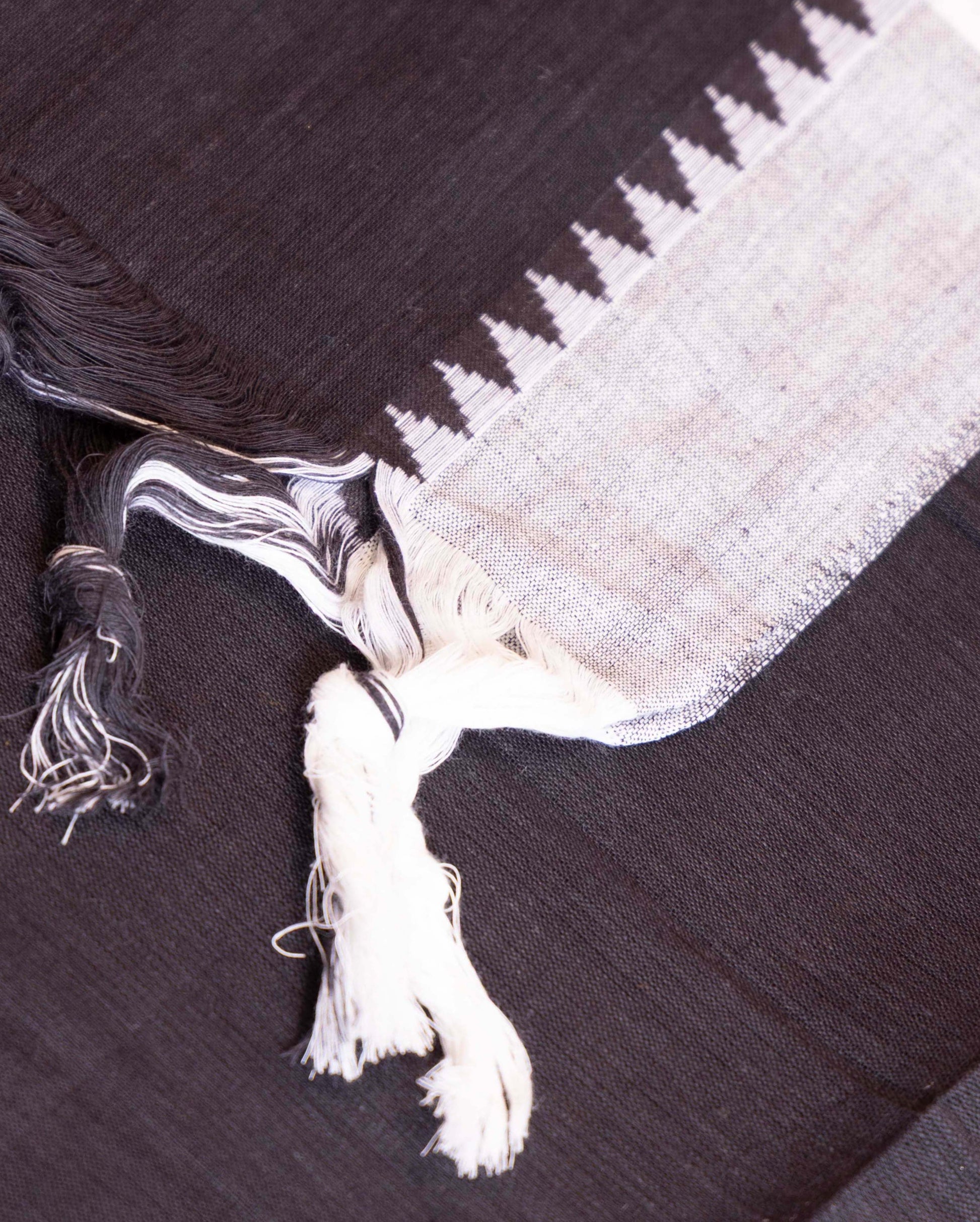 Women's Handloom Cotton Unstitched Salwar Suit Material with Woven Buttas and Temple Border - Grey