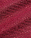 Women's Handloom Sungudi Cotton 1 Meter Blouse Material with Zari Accents - Maroon