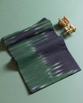 Women's Handloom Woven Ikkat Blouse Material - Green