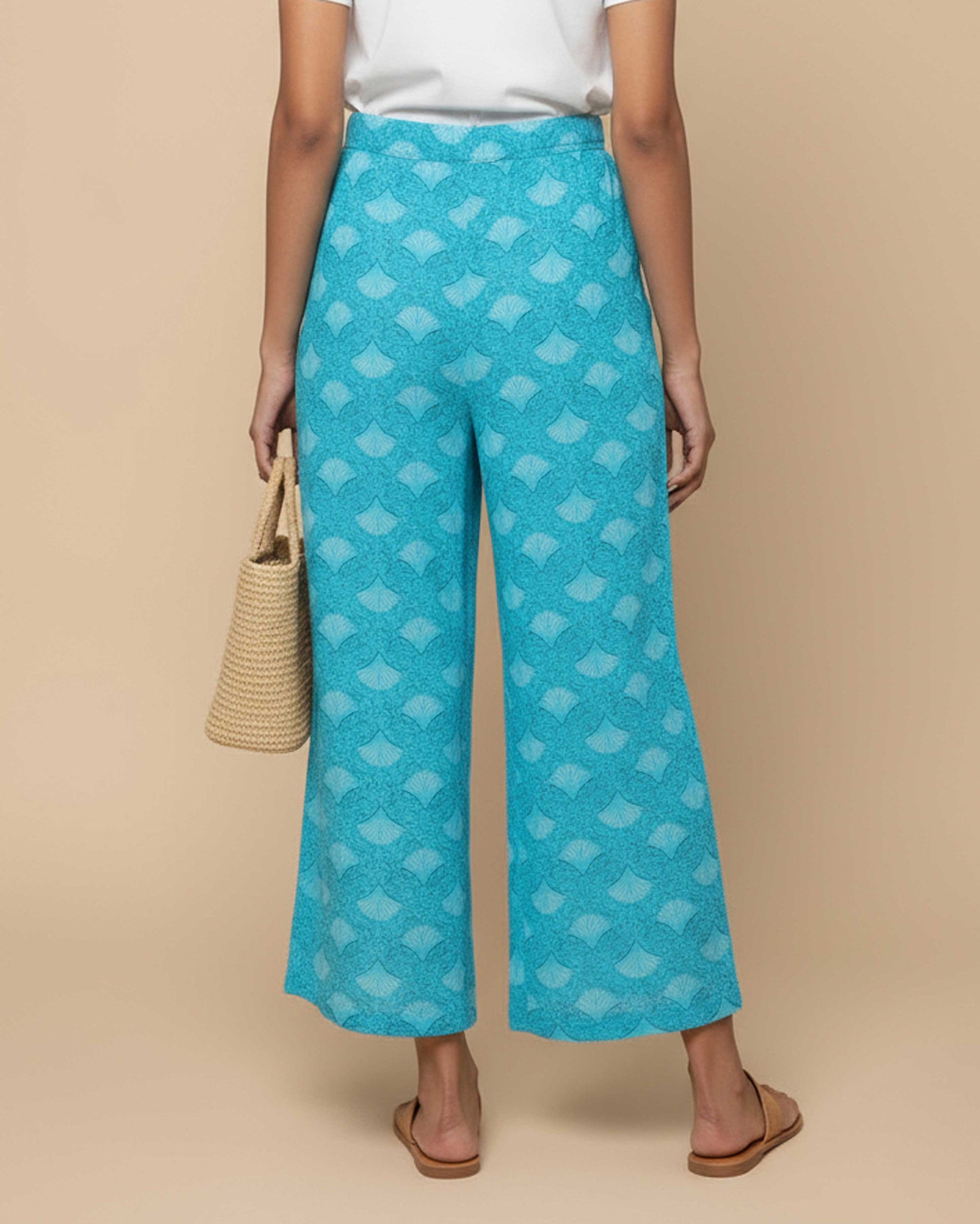 Women_s_Printed_Wide-Leg_Palazzo_Pant_with_Elasticated_Waistband_-_Blue-Back-Image