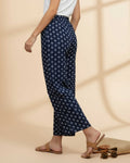 Women_s_Printed_Wide-Leg_Palazzo_Pant_with_Elasticated_Waistband_-Navy_Blue_-side