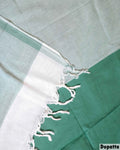 Elegant Women’s Unstitched Salwar Material Set With Dupatta 2 .25 Mtr - Green
