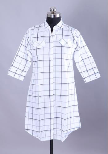 Shop Womens White Collar Casual Shirt
