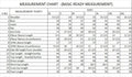Womens Size Chart