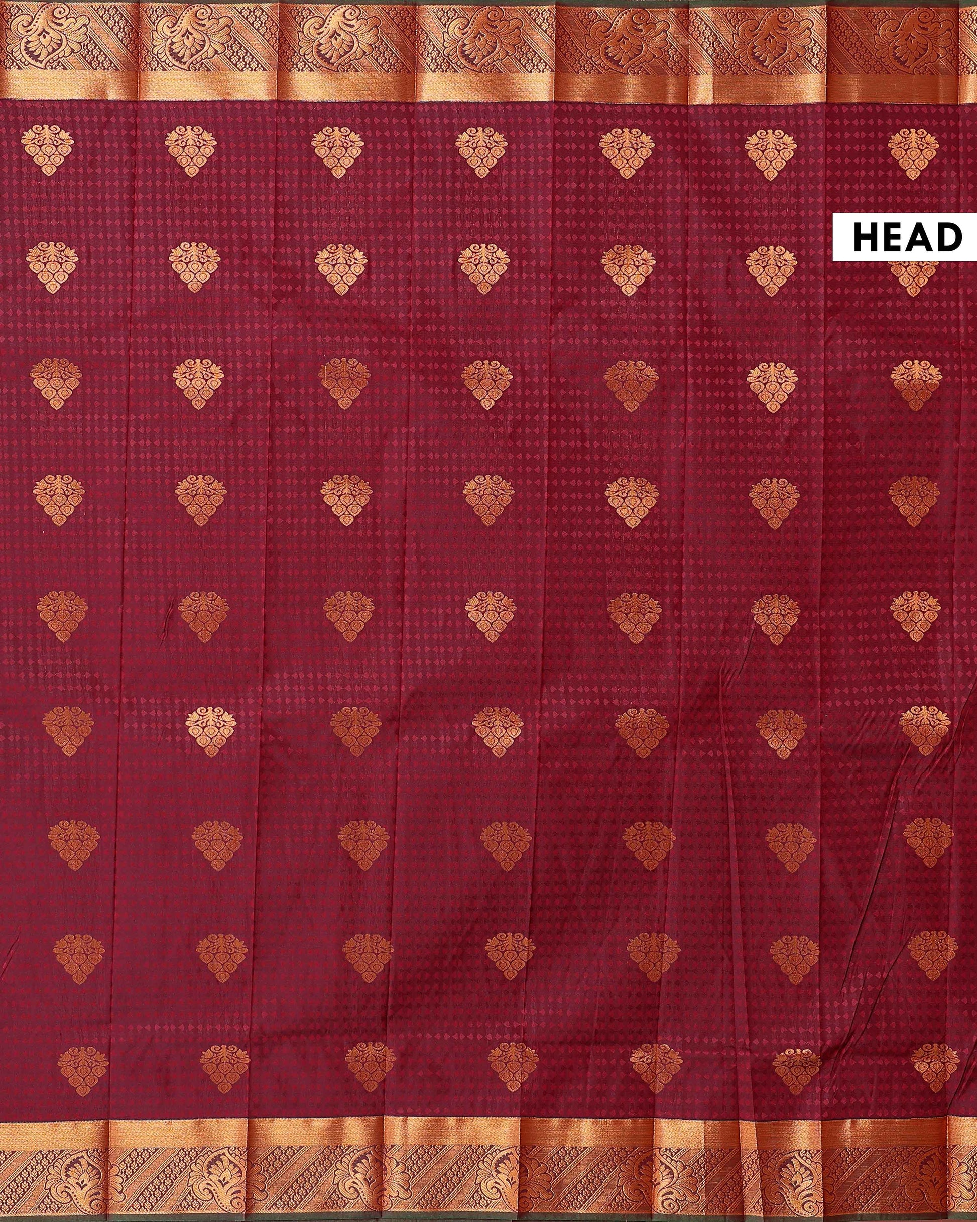 buy-1-get-2-offer-silk-saree-Maroon-one