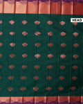 buy-1-get-2-offer-silk-saree-dark-green-one