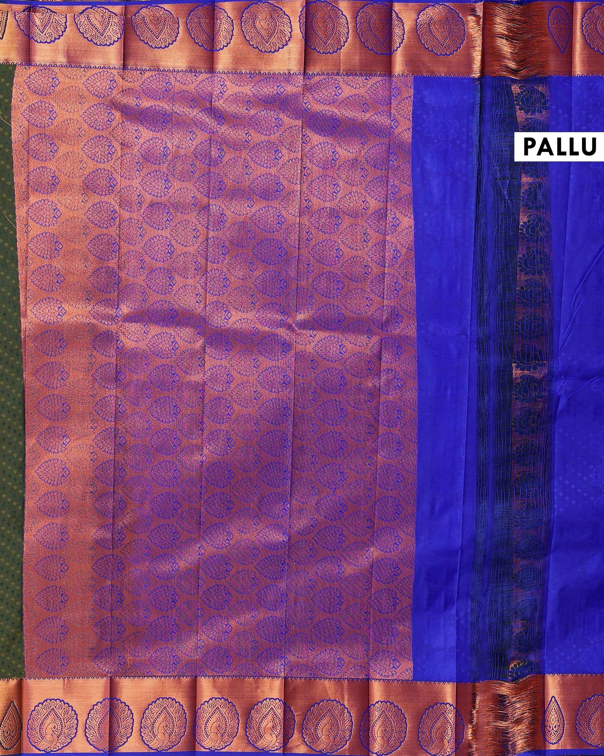 buy-1-get-2-offer-silk-saree-dark-green